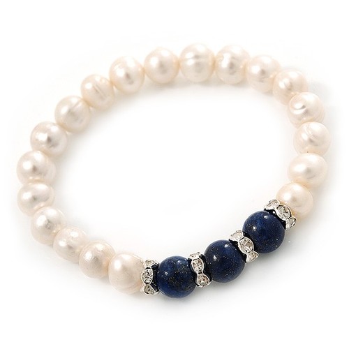 8mm white freshwater - 8mm,