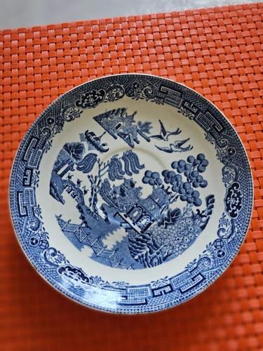 Vintage wedgwood blue willow - vintage,
