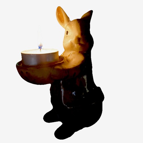Rabbit tealight holder - rabbit,