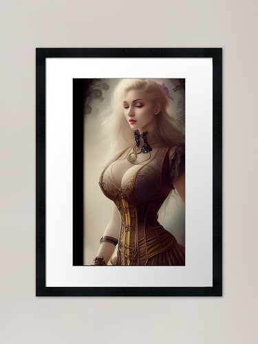 Steampunk gorgeous blonde - , in