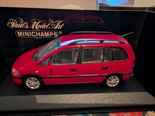 Minichamps 1:43 Opel Zafira 1999 Red Mint Boxed