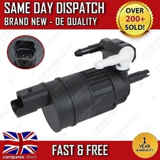 FOR NISSAN MICRA K11 1992-2007 TWIN OUTLET DUAL WINDSCREEN WASHER PUMP