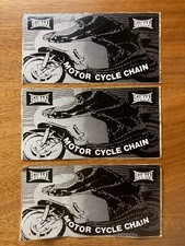 Tsubaki Motorcycle chain sticker Vintage road race Kawasaki Yamaha Suzuki Ducati
