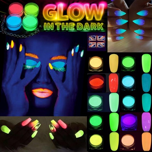 Glow the dark nail - glow,