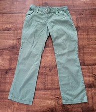 Allegra Hicks Spring Green Cotton Trousers Ladies 12/ Medium
