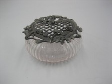 Vintage Rose Color Glass Pot