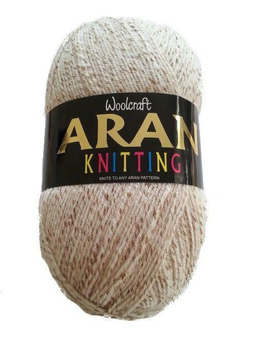 Woolcraft aran knitting yarn - knitting,