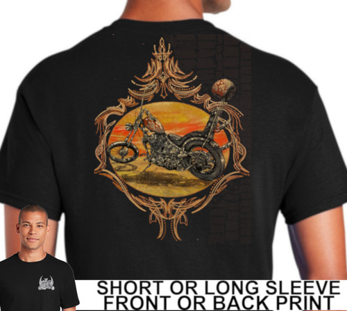 Biker old school custom - old,