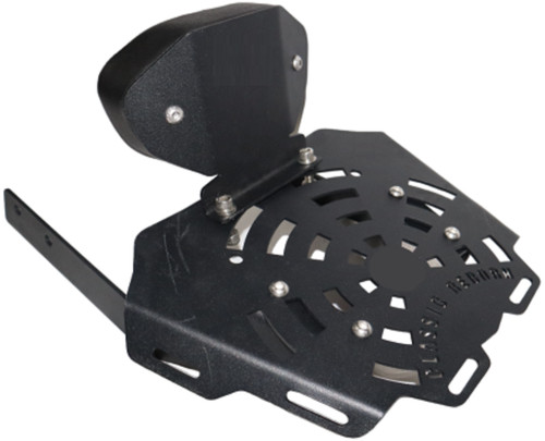 Carrier plate with backrest - with,