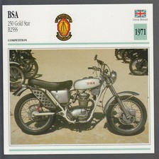 1971 BSA 250 Gold Star B25SS