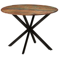 Dining Table Multicolor Solid