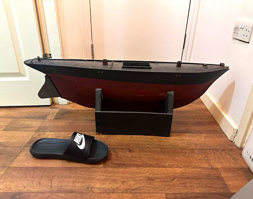 Antique large heavy - , wooden