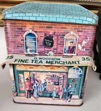 Vintage Sweet Tin By The Silver Crane Co. Rust In Parts. Tea Shop Design.