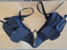 Equestrian Black Saddle Bags for Horse Riding Fits Front Or Back Of Saddle