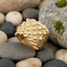 Yellow Gold Keeper Ring Gents
