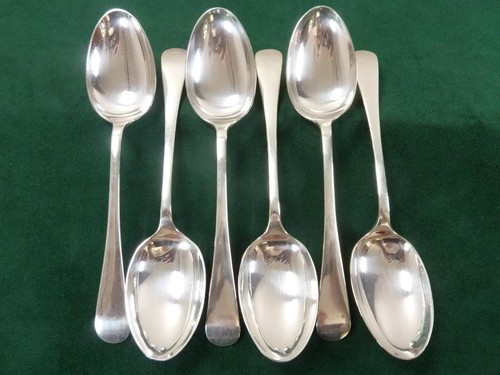 Vintage dessert spoons old - dessert,
