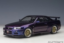 AUTOart 1 18 Nissan Skyline GT-R (R34) V-Spec II with BBS LM wheels (77403) 