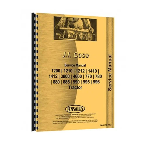 Service manual fits - service, case