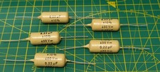 5 X Vintage Mullard Mustard