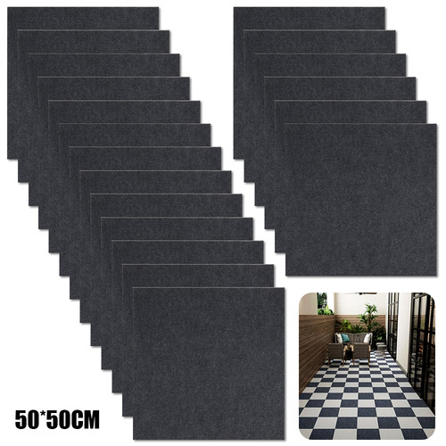 80x carpet tiles 50x50cm - carpet,