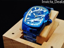 Invicta Men's 47mm GRAND LUPAH BLUE DIAL Blue Tone Stainless Steel Watch