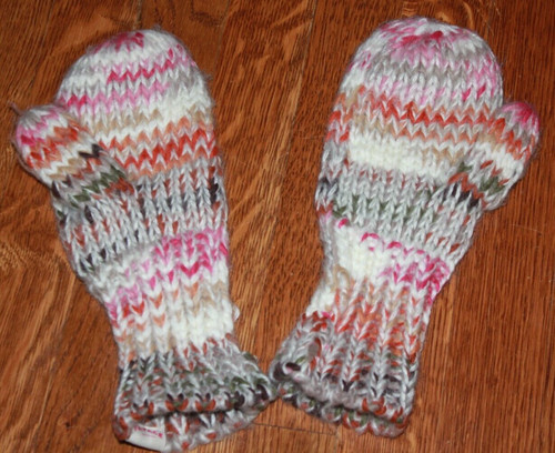 Fatface fat face mittens - face,