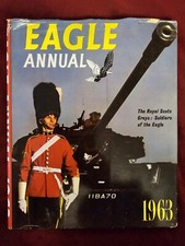 Eagle Annual 1963 With Dust Jacket Illustrations Dan Dare Vintage Book 