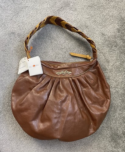 Brown and mustard billy bag - brown,