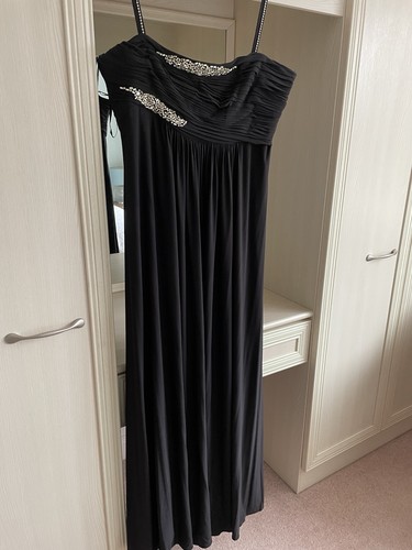 Long black party dress size - size, 18