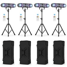 4x DJ Light with Stand Party