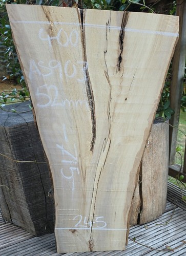Live edge ash slab hardwood - ash,