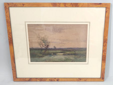 Original antique watercolour