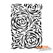 Swirl Pattern Stencil -