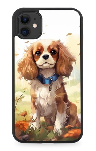 Cartoon cavalier king charles - cartoon,