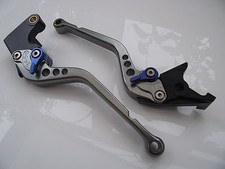 Yamaha XJR1300 (2004-2016), CNC levers long titanium/blue adjusters, F16/C777