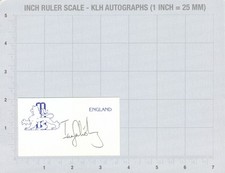 Ian salisbury hand signed card - salisbury,