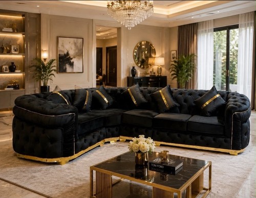 Khalifa sofa with gold - khalifa,