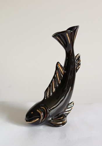 Vintage fish shape - fish, ceramic