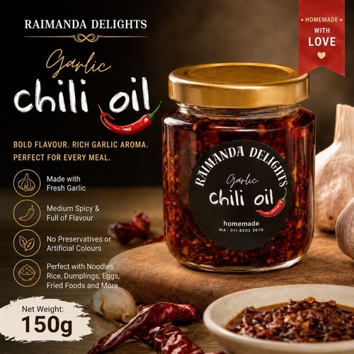 Raimanda delights garlic - raimanda, chili