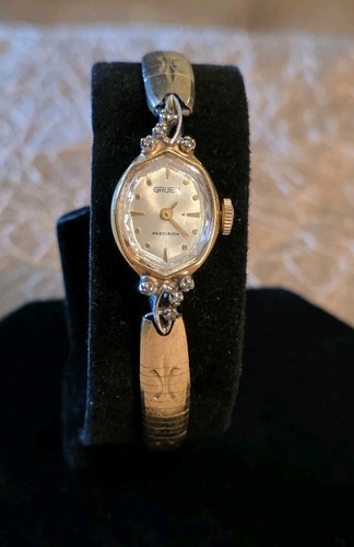 Vintage 10k ladies gruen - vintage, gf