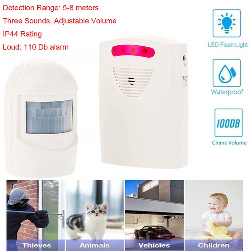 Wireless driveway alarm alert - driveway,