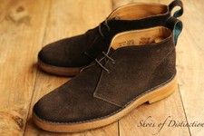 Paul Smith Sleater Brown Suede Chukka Boots Shoes Men's UK 8 US 9 EU 42