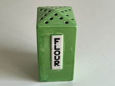 Original Art Deco Bovey Tracey Devon Pottery FLOUR shaker