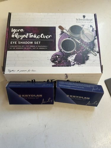 Two schwarzkopf kryolan satin - two,