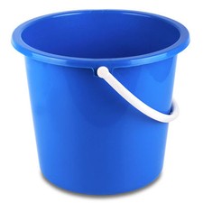 Blue 10 litre Homeware Bucket by Abbey - UHBB1030L