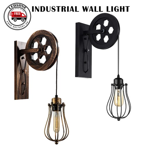 Retro vintage wall light - retro, shade