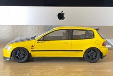 1/18 Otto honda spoon civic eg6 yellow/ very rare.