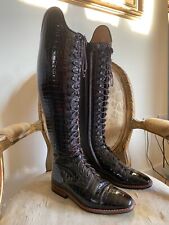 Petrie Riding Boots Croc Size