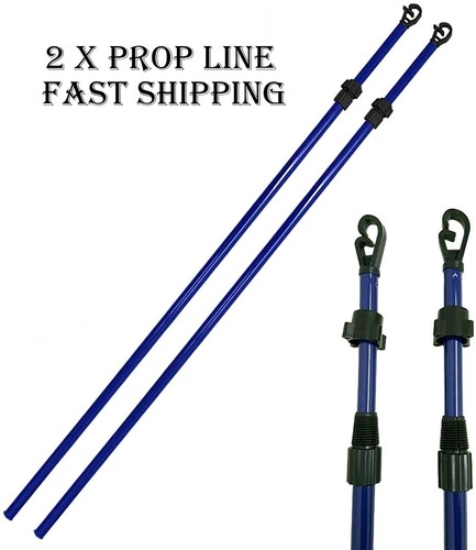 Extending clothes prop - x,