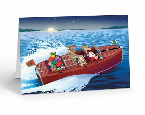Classic speedboat santa - classic,